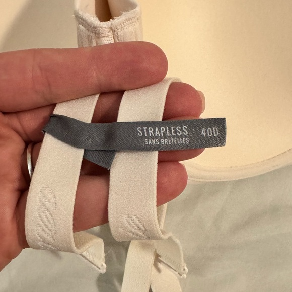 Aerie Real Happy Ivory Strapless Multiway Bra - Picture 7 of 16